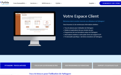 Lancement de l’espace client
