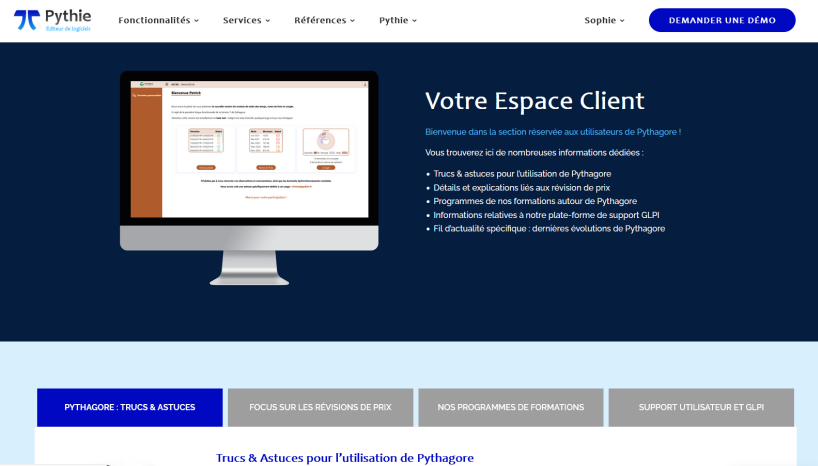 Lancement du nouvel espace client